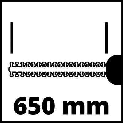 Einhell Cortasetos Inalámbrico Ge-Ch 36/65 Li-Solo, 36volt (2x18v)