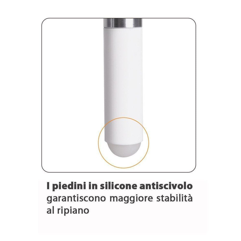 Techly Ica-Ms 461 Soporte De Mesa Para Pantalla Plana 81,3 Cm (32") Independiente Transparente, Blanco