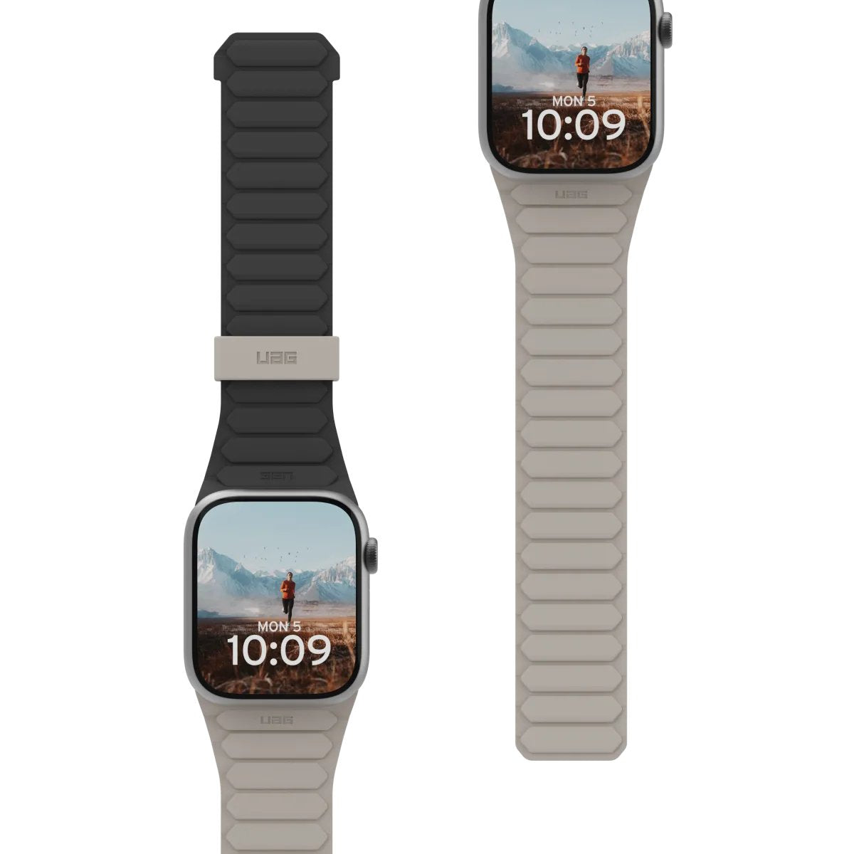 Uag Pathfinder Loop Para Reloj Inteligente 150 200 Mm Negro Titanio Para Apple Watch Hermès Series 9 Se 3 Series 10 Series 11 Series 9 Ultra 2 Ultra 3