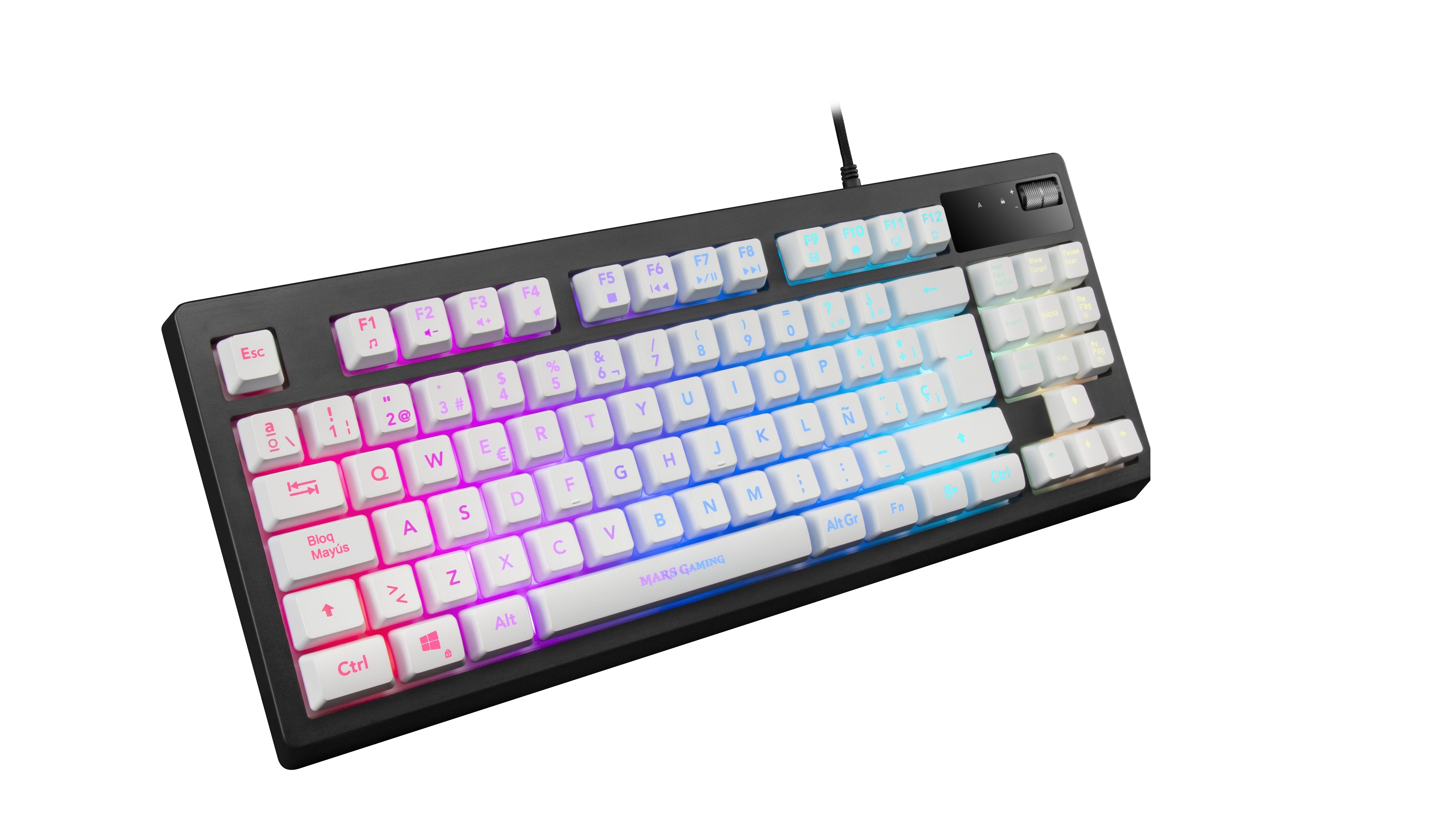 EAN 4710562755619 - Mars Gaming MKAXWES teclado Juego USB Negro, Blanco imagen 4