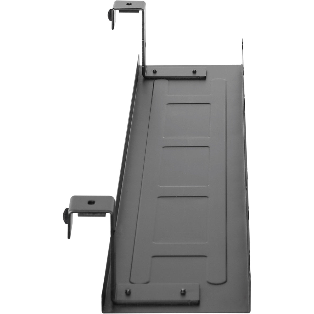 Inline Cable Guía/Estante Para Montaje Debajo De La Mesa, Negro