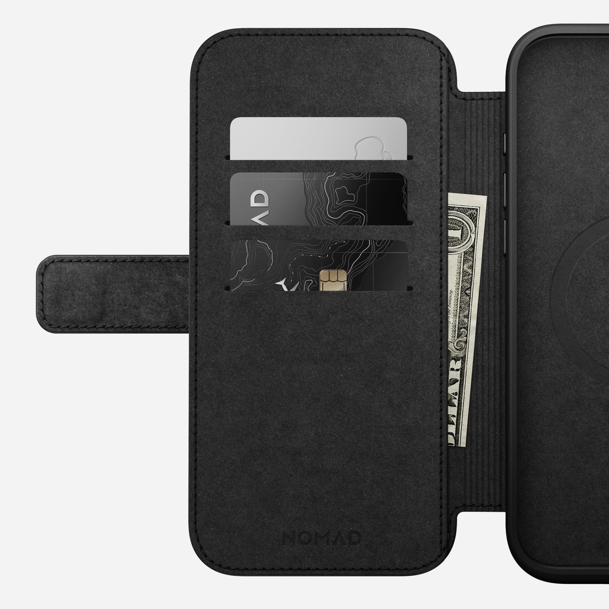 Nomad Modern Leather Folio Iphone 16 Pro Max Black
