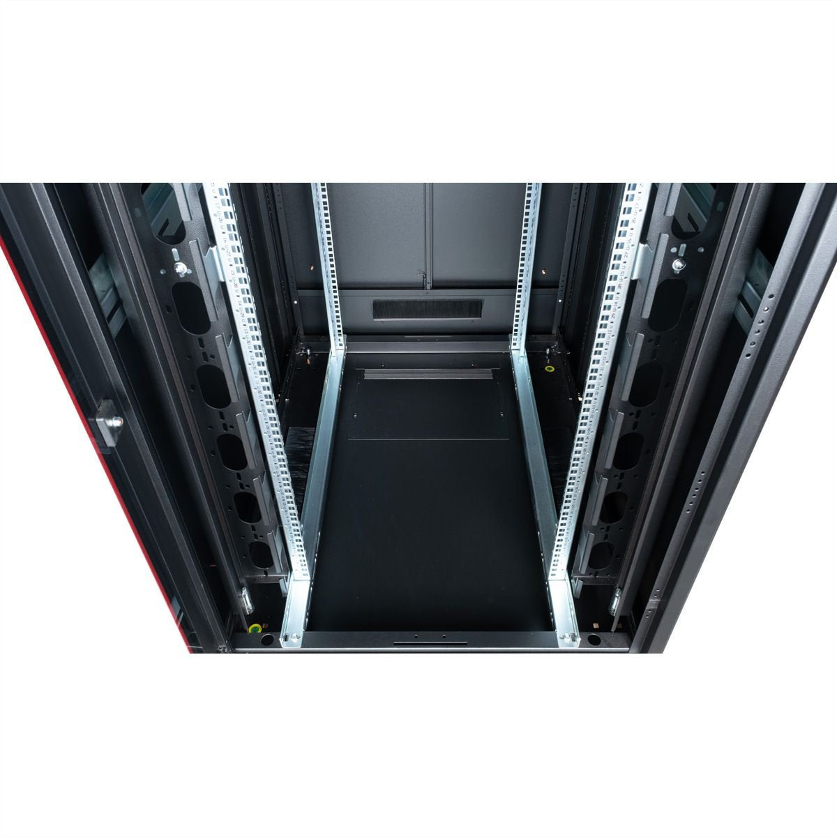 Roline 19-Zoll Netzwerkschrank Pro 42 He, 800x1000 Bxt Glastr Schwarz