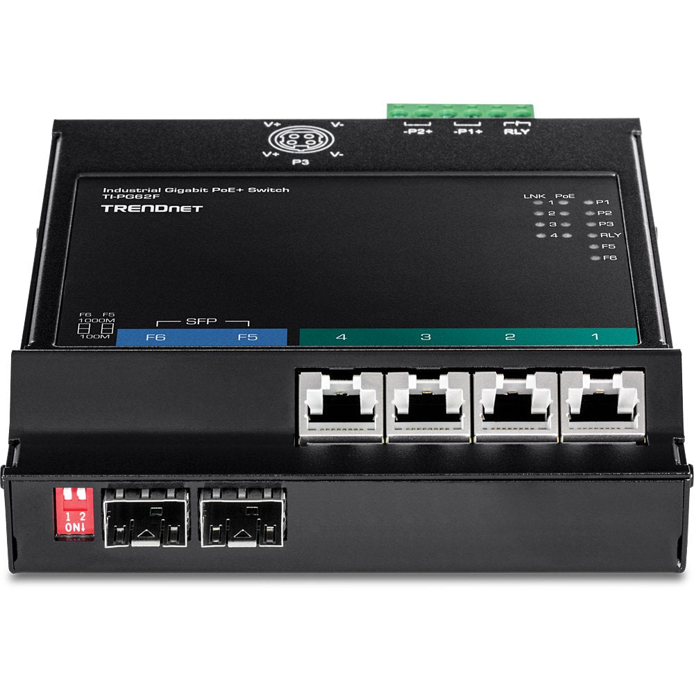 EAN 0710931161793 - Trendnet TI-PG62F switch Gigabit Ethernet (10/100/1000) Energía sobre Ethernet (PoE) Negro imagen 3