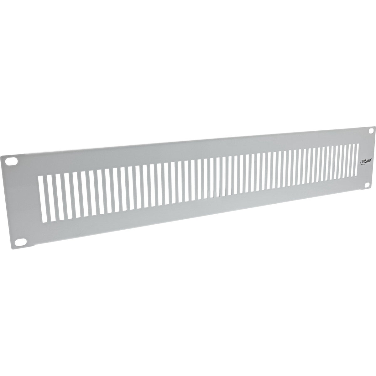 Panel Ciego Inline De 19" Perforado, 2u, Gris Ral 7035
