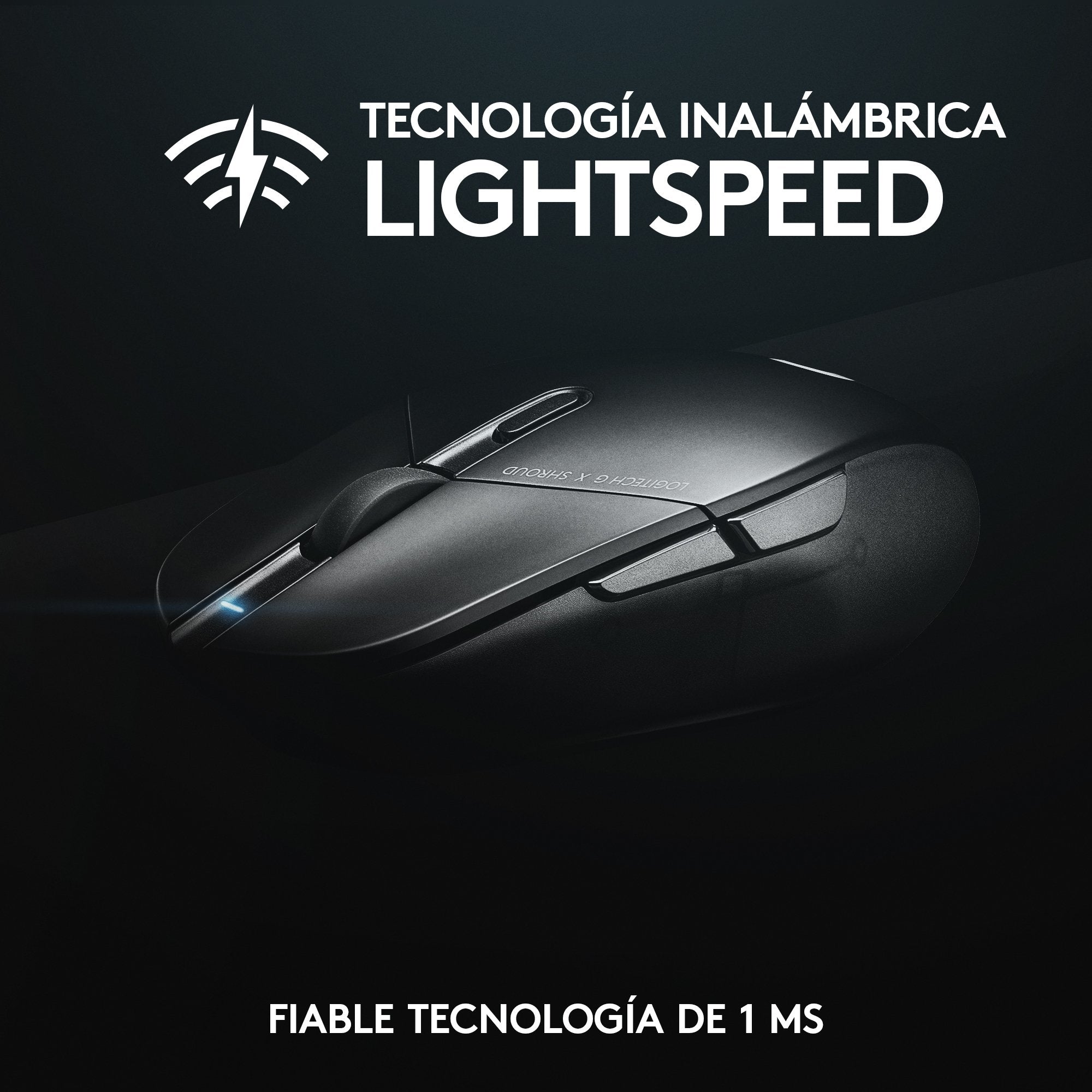 Logitech G G303 Shroud Edition Ratón Juego Mano Derecha Rf Wireless + Bluetooth Óptico 25600 Dpi