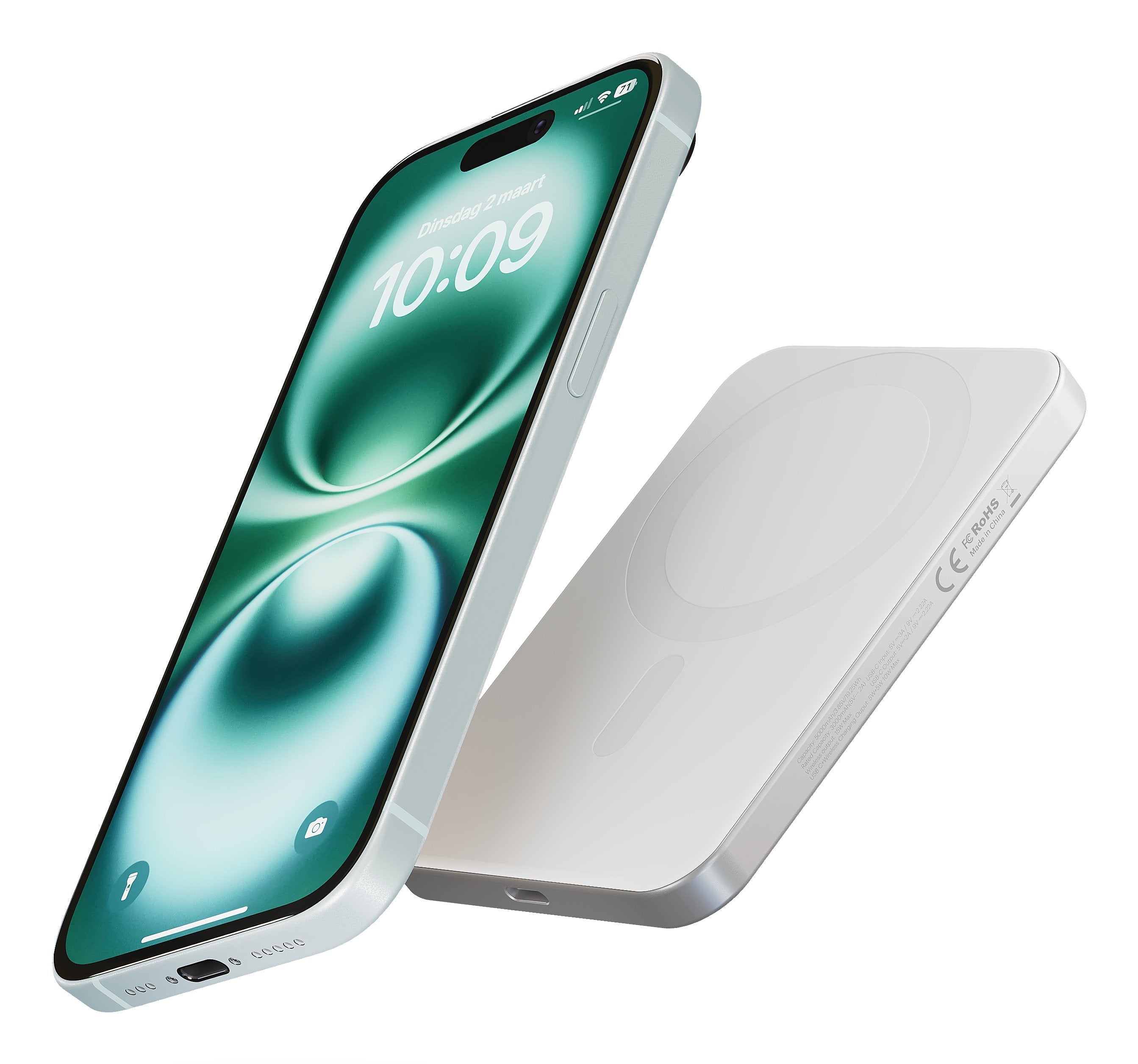 Zens Powerbank Pro 1 Slim 5.000 Mah Weiss