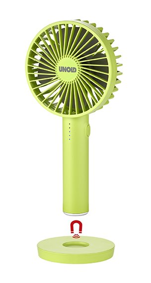 86626 Handventilator Breezy Ii Verde 4w 5 Geschwindigkeitsstufen Ø10cm