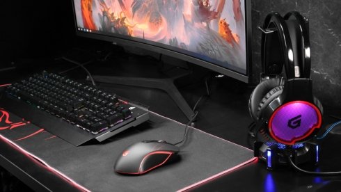 Teclado Gaming Mecanico Conceptronic Kronic01 Retroiluminado Rgb Usb 8 Teclas Programas