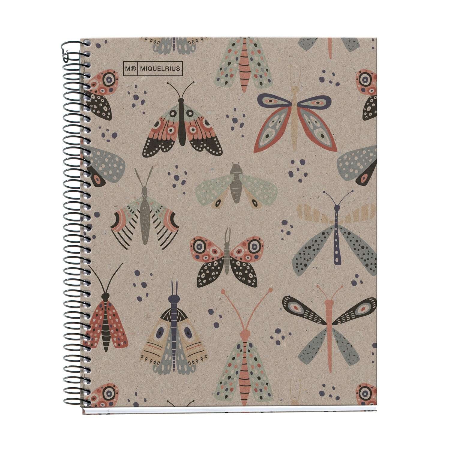 Miquelrius Notizblock Schmetterling Design Recy. A5 80 Blatt (Speditionsversand)