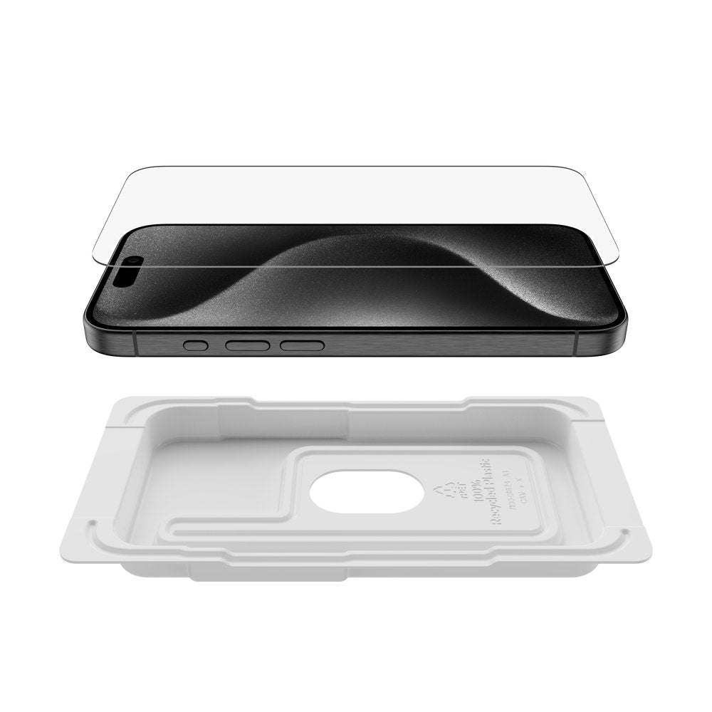 Protector De Pantalla Belkin Ova159hq Iphone 16pro Temperedglass Screenforce