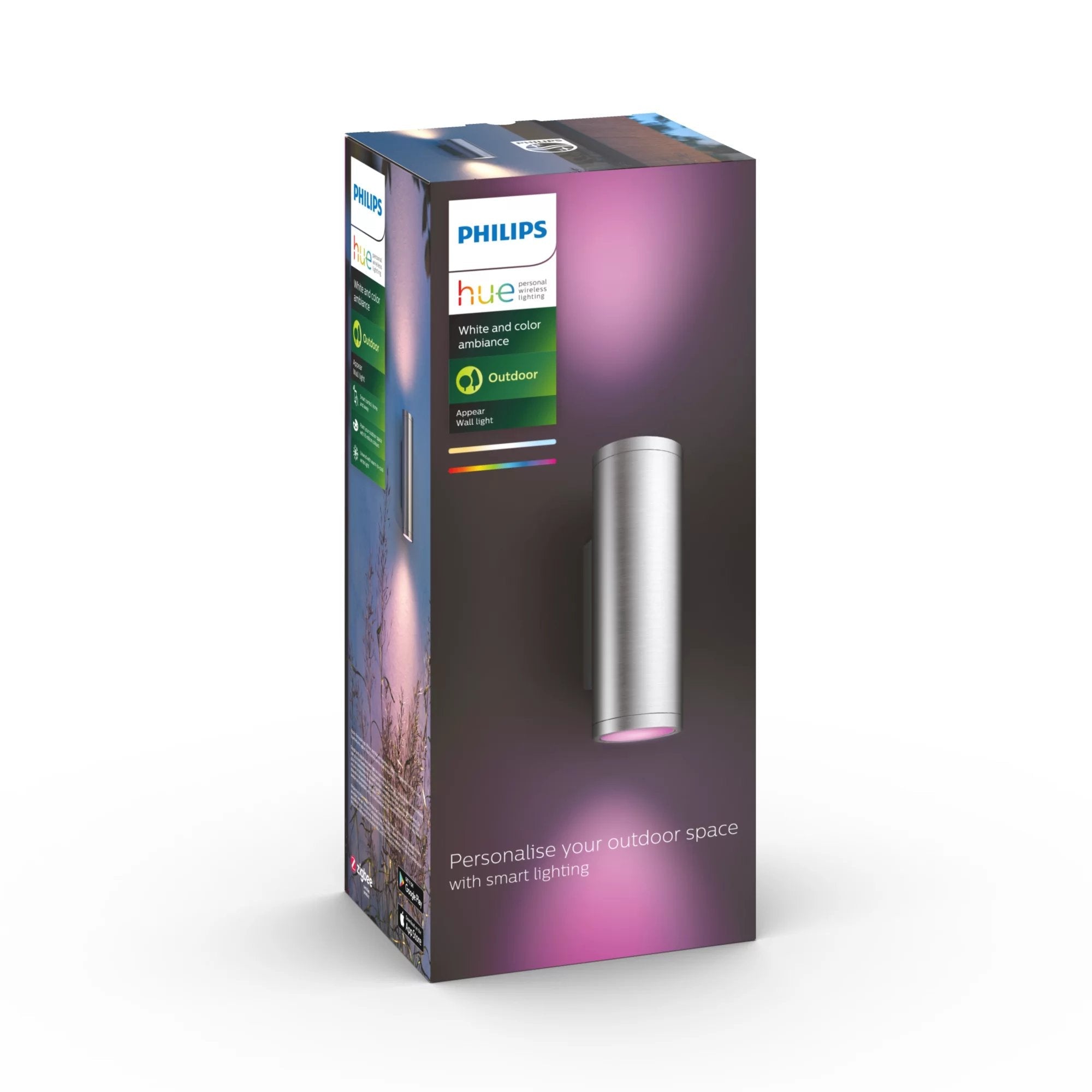 Philips Hue White And Color Ambiance Aplique Mural Para Exteriores Appear