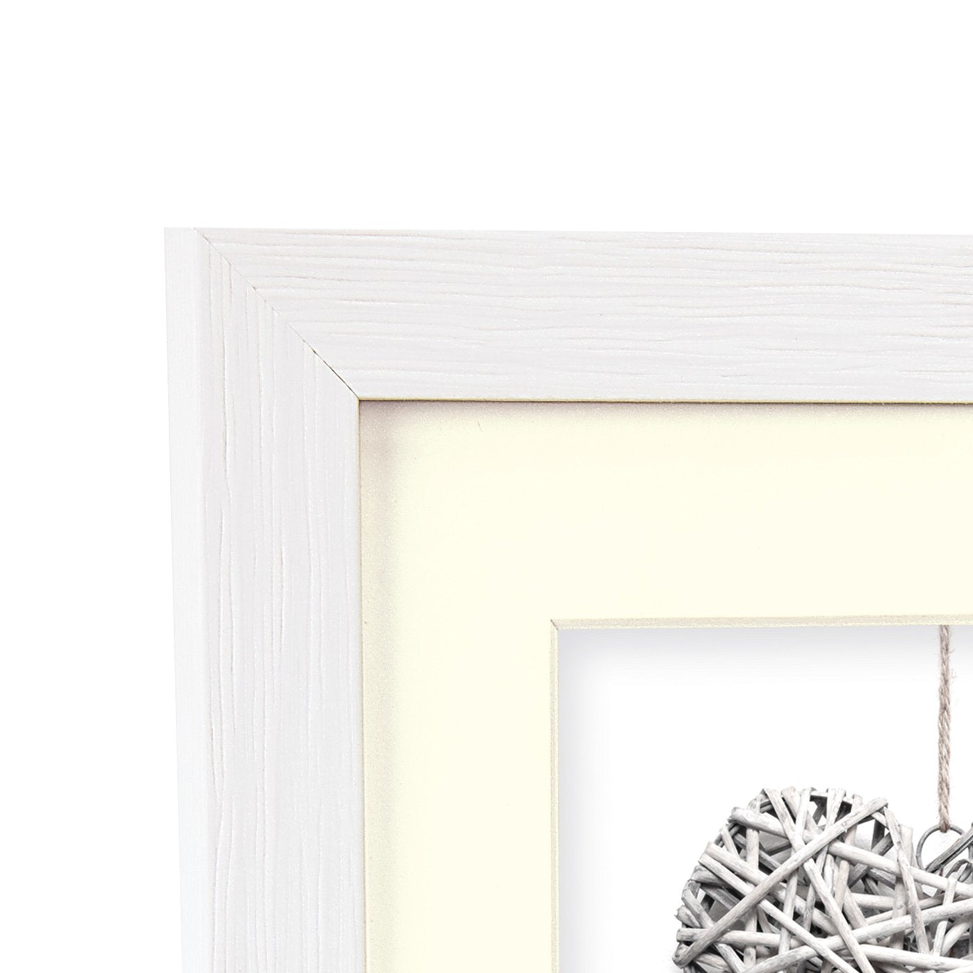 Zep Regent 4 Passepartout 30x40 Marco De Madera Blanco V32344