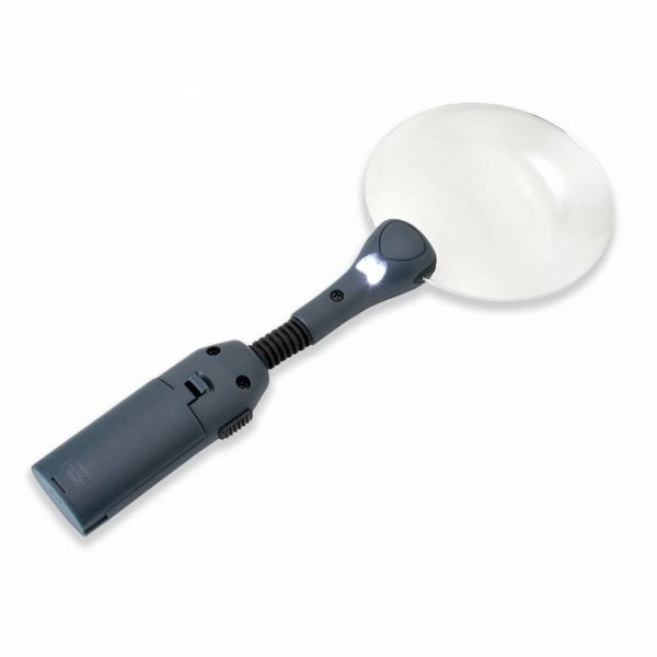 Carson Helpinghands Magnifier Lente De Aumento Y Lupa 2x Gris, Transparente
