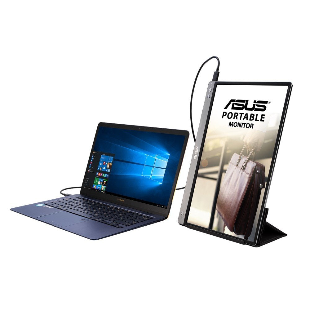 Monitor Portátil Asus Zenscreen Mb14ac 14' Full Hd Plata Y Negro