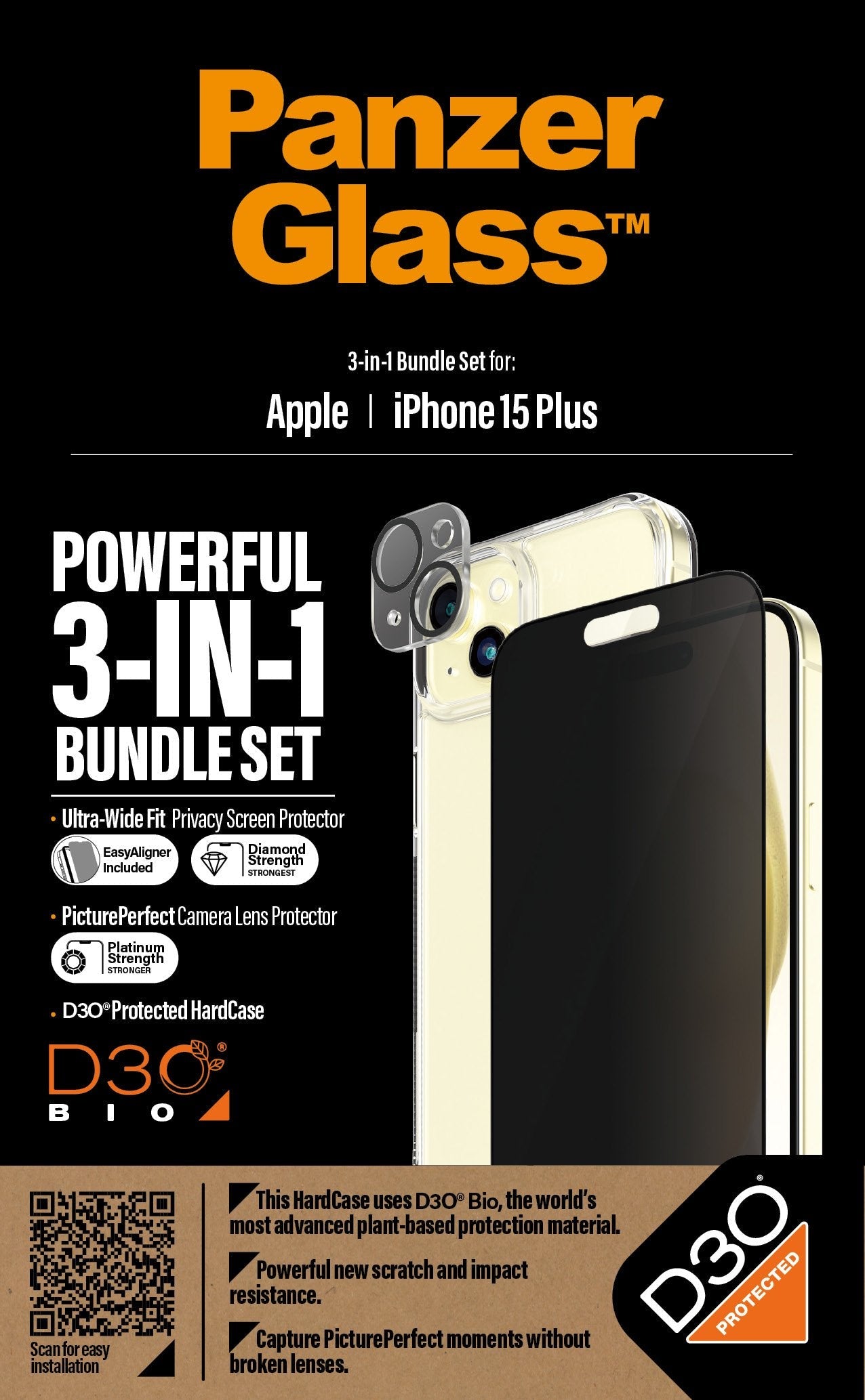 Panzerglass Iphone 15 Plus 3-In-1 Pack