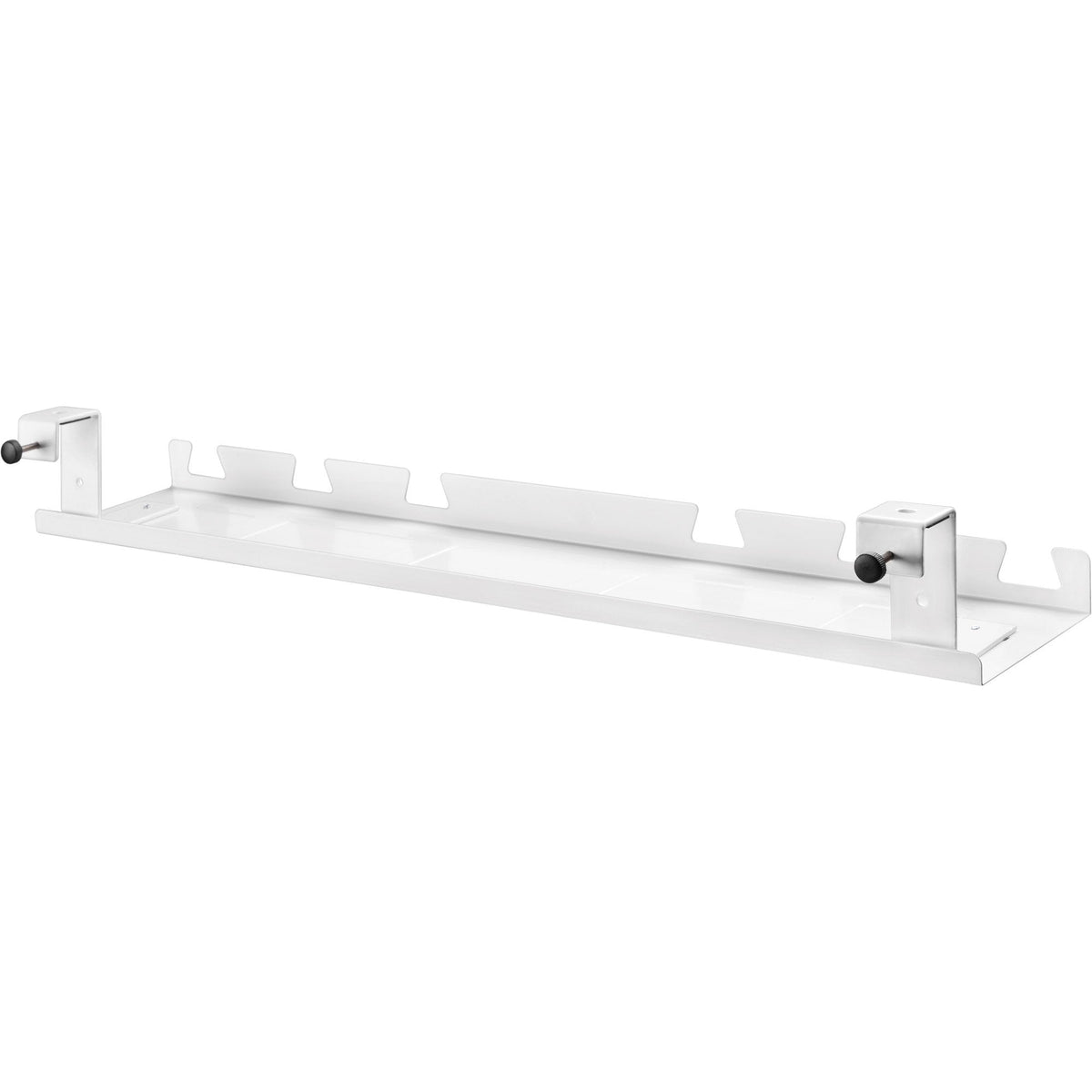 Inline Guía De Cable/Estante Para Montaje Debajo De La Mesa, Blanco