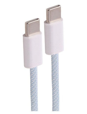 Shiverpeaks Usb-C Cable De Carga, 2.0, 240w, Azul, Textil, 0,5m