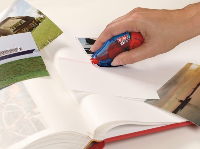 Tesa Kleberoller 14m 8,4mm Permanent Klebend Ecologo