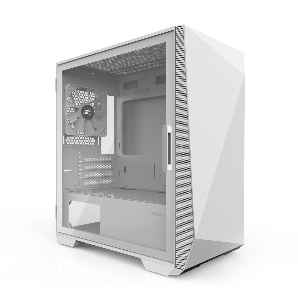 Pc Zalman Z1 Iceberg White - Matx Mid Tower Pc Case/Pre-Installed Fan 2 X 120mm In Mini Tower Blanco