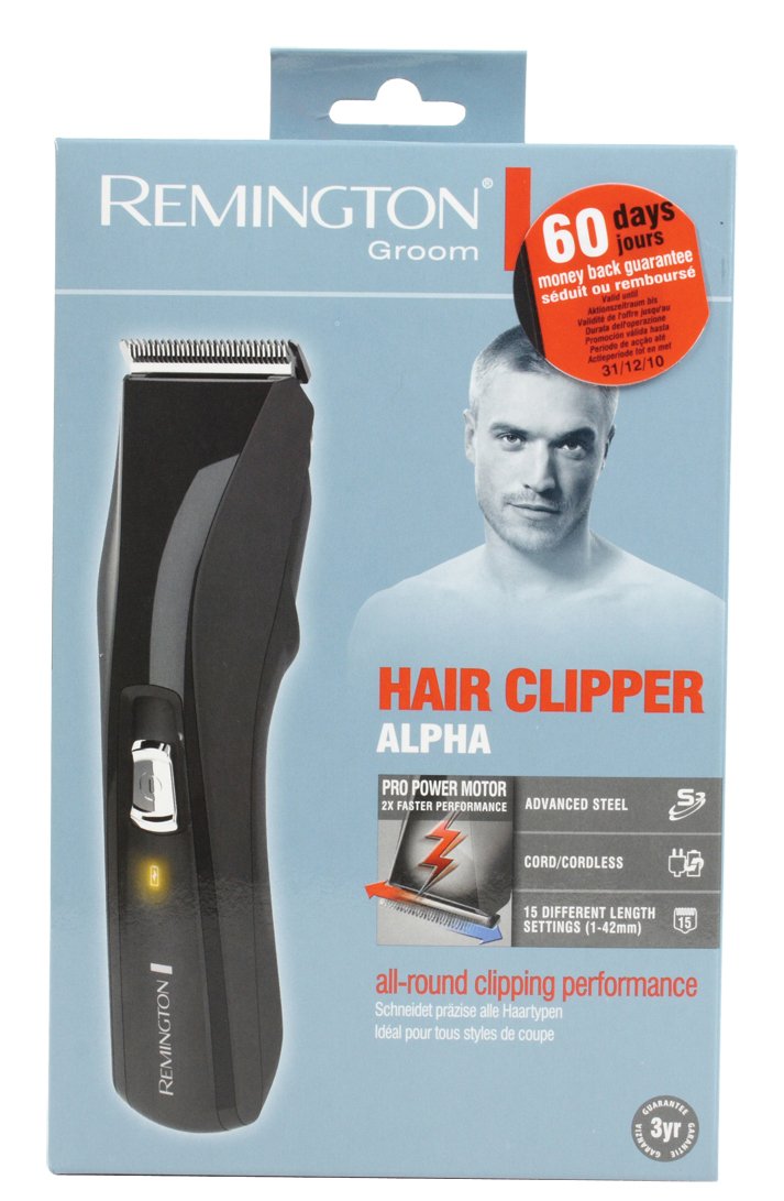 Cortapelo Remington Hc5150 Inalambrico Y Cable 2 Peines 15 Longitudes Ocolor Negro