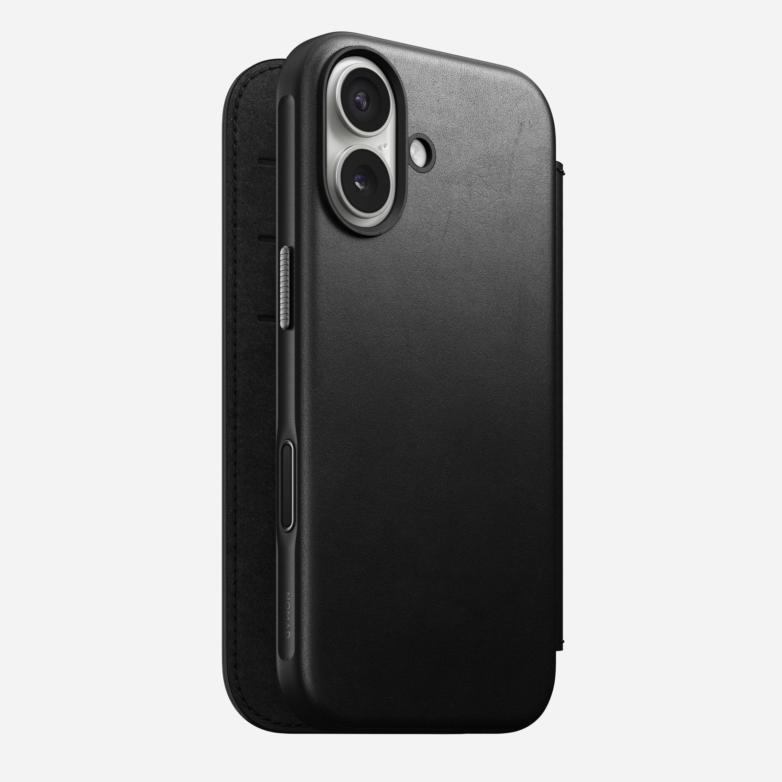 Nomad Modern Leather Folio Iphone 17 Black