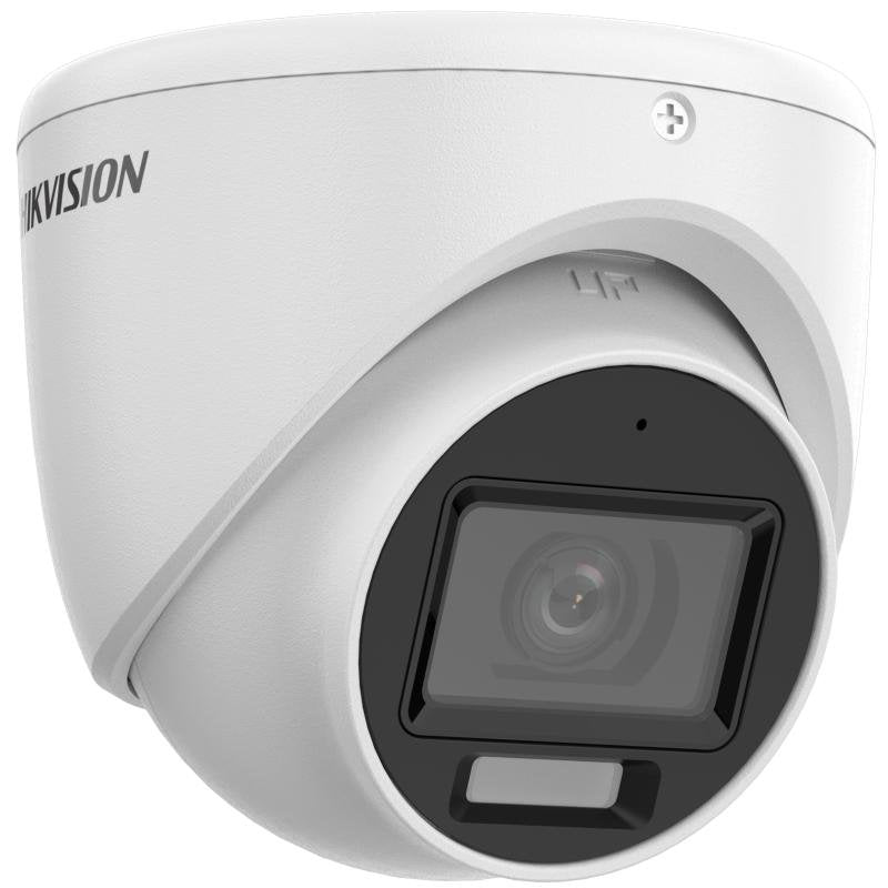 Hikvision Ds-2ce76u0t-Lmf(2.8mm) Cámara Turret Fija 4k Con Luz Híbrida Inteligente