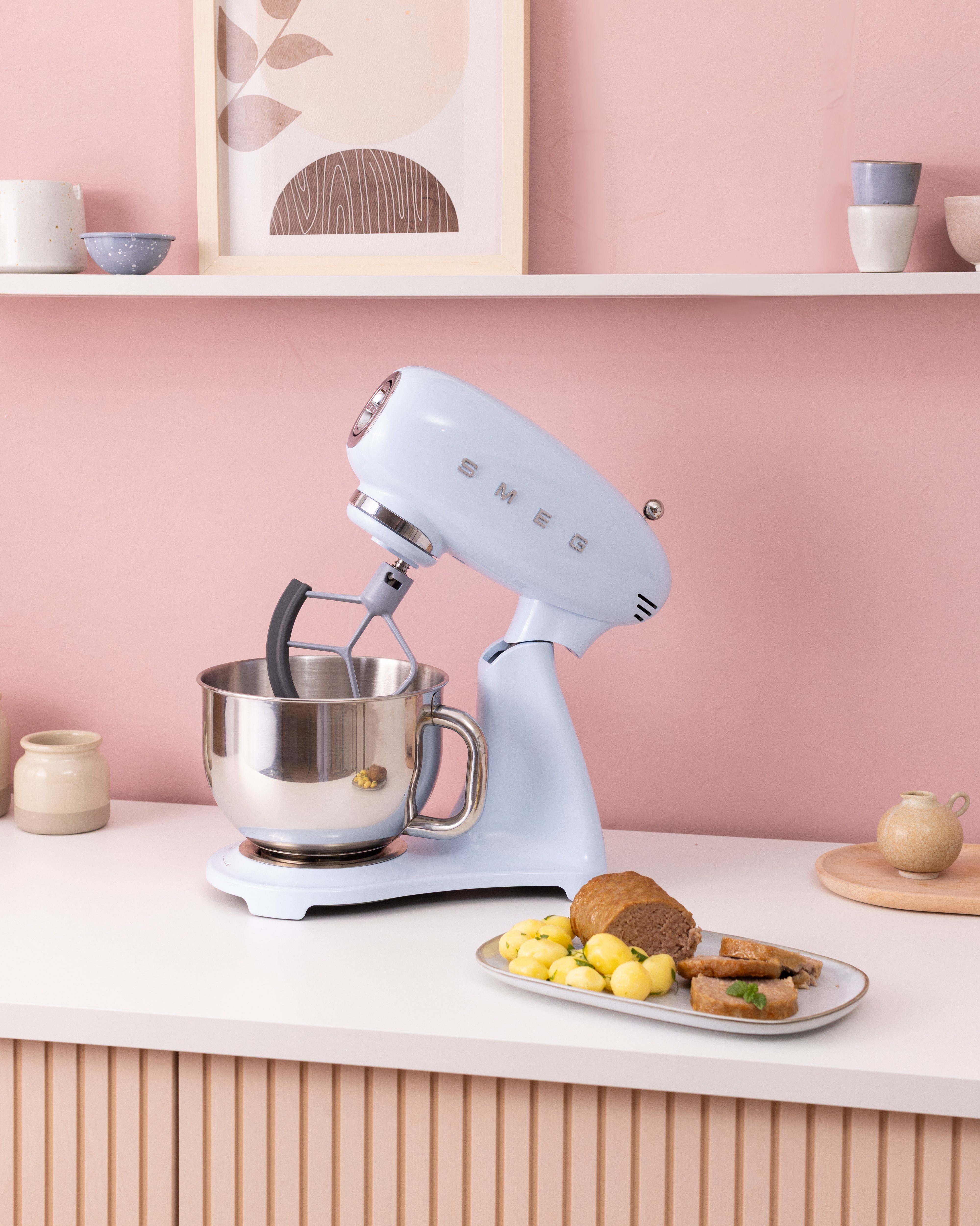 Smeg Kitchen Robot 50´Style Blue Smf05pbeu