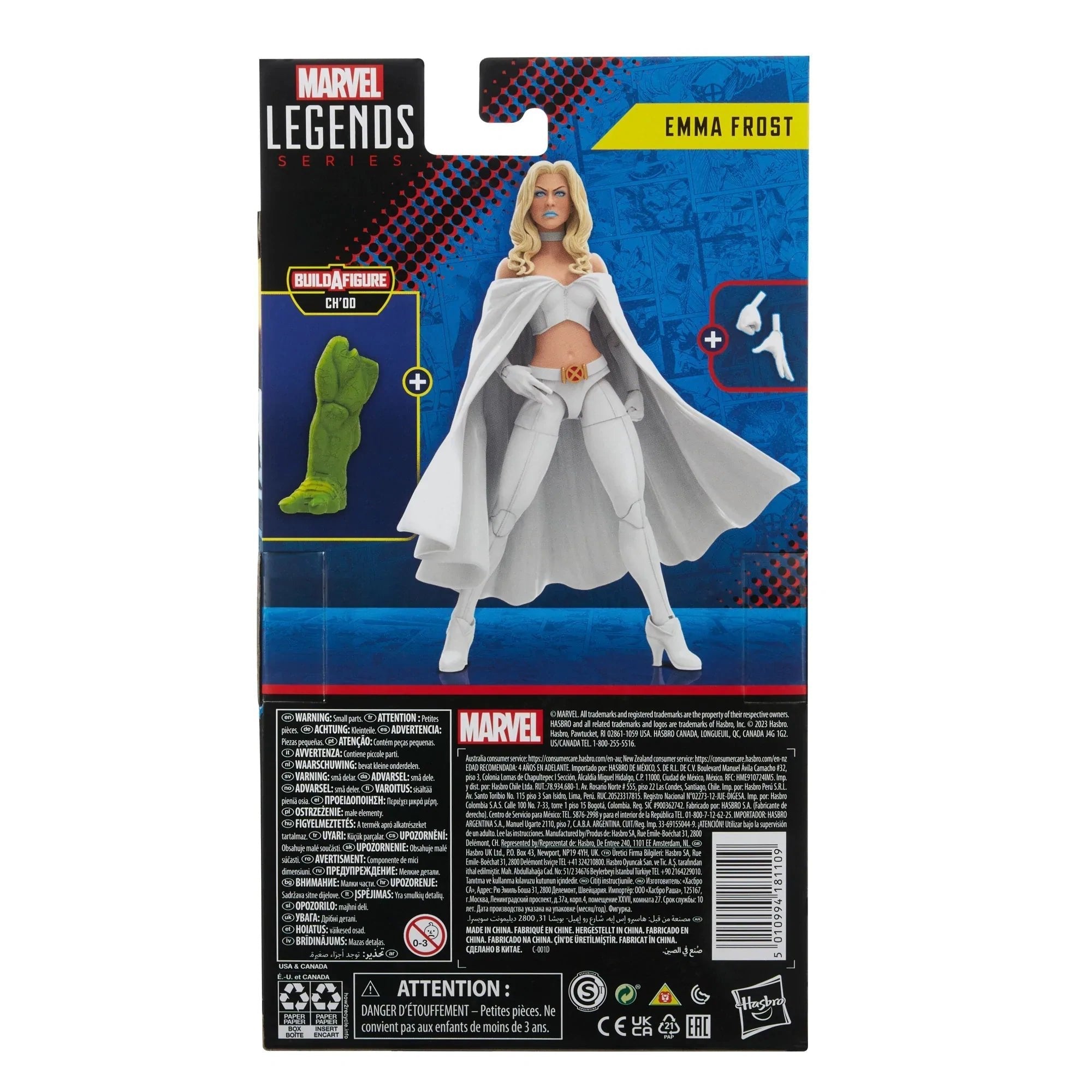 Figura Hasbro Marvel Legends Series X Men Baf Cho'Od Emma Frost
