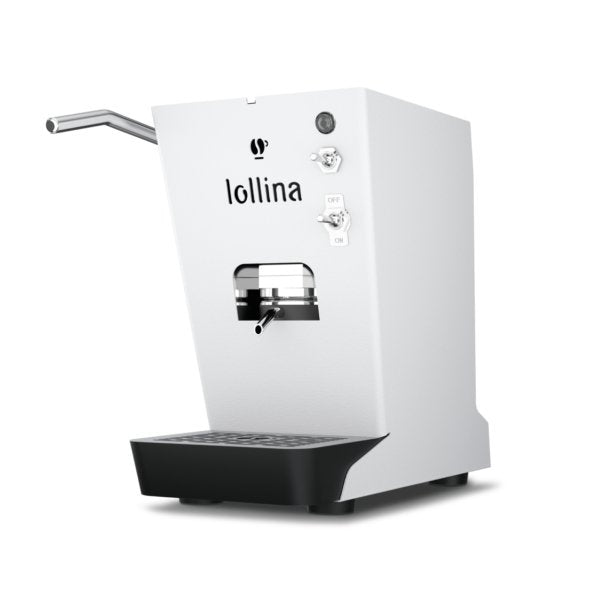 Lollocaffè Lollina+ Macchina Da Caffè Bianca + 40 Cialde 44mm