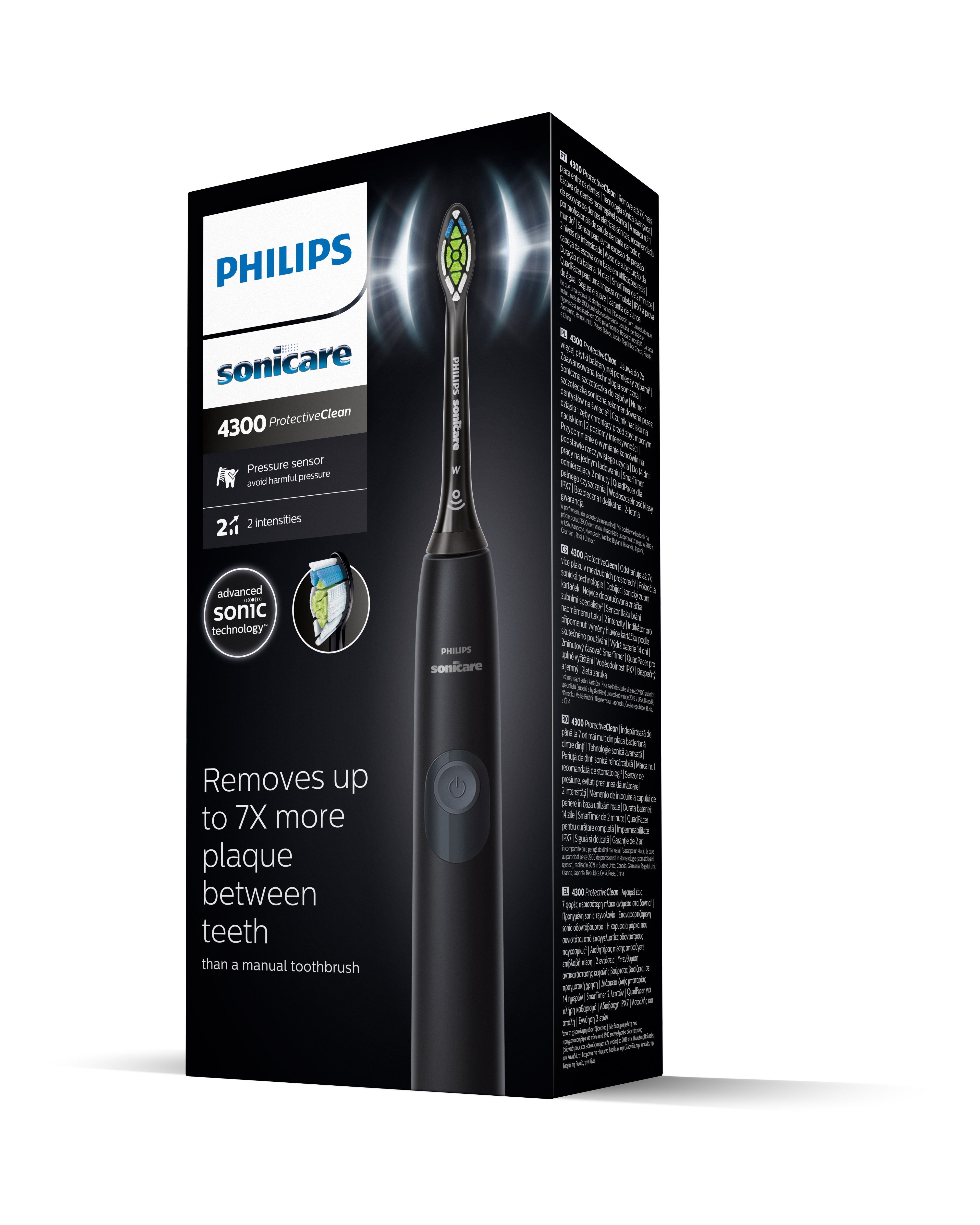 Cepillo Dental Philips Sonicare Protectiveclean 4300  Eléctrico Sónico Con Sensor De Presión Incorporado