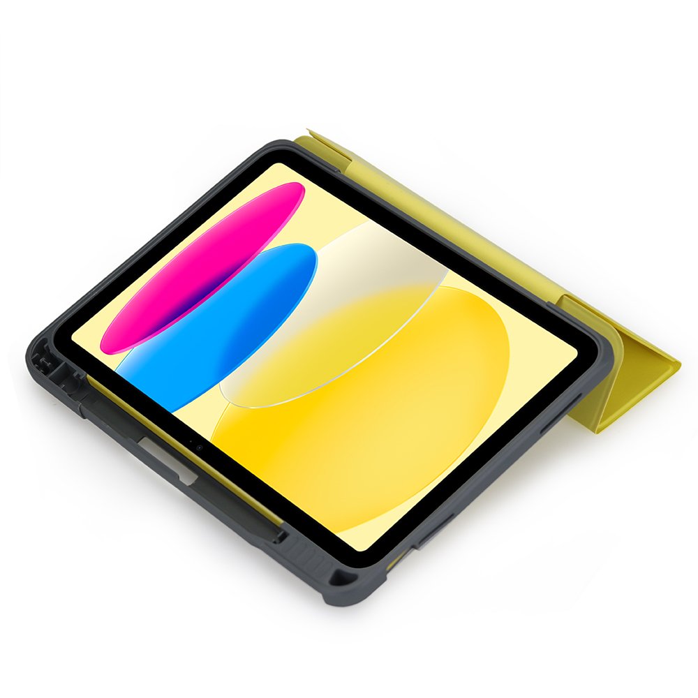 Funda Resistente Deqster 40-1013774 Para Ipad De 10,9" Y Ipad De 11" Amarillo  Transparente