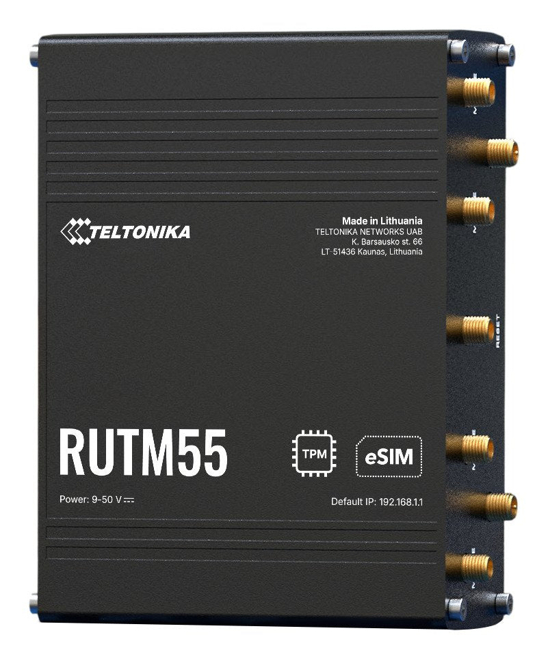 EAN 4779051844456 - Teltonika 5G industrial router with RS232/485 router inalámbrico Gigabit Ethernet Doble banda (2,4 GHz /  imagen 1