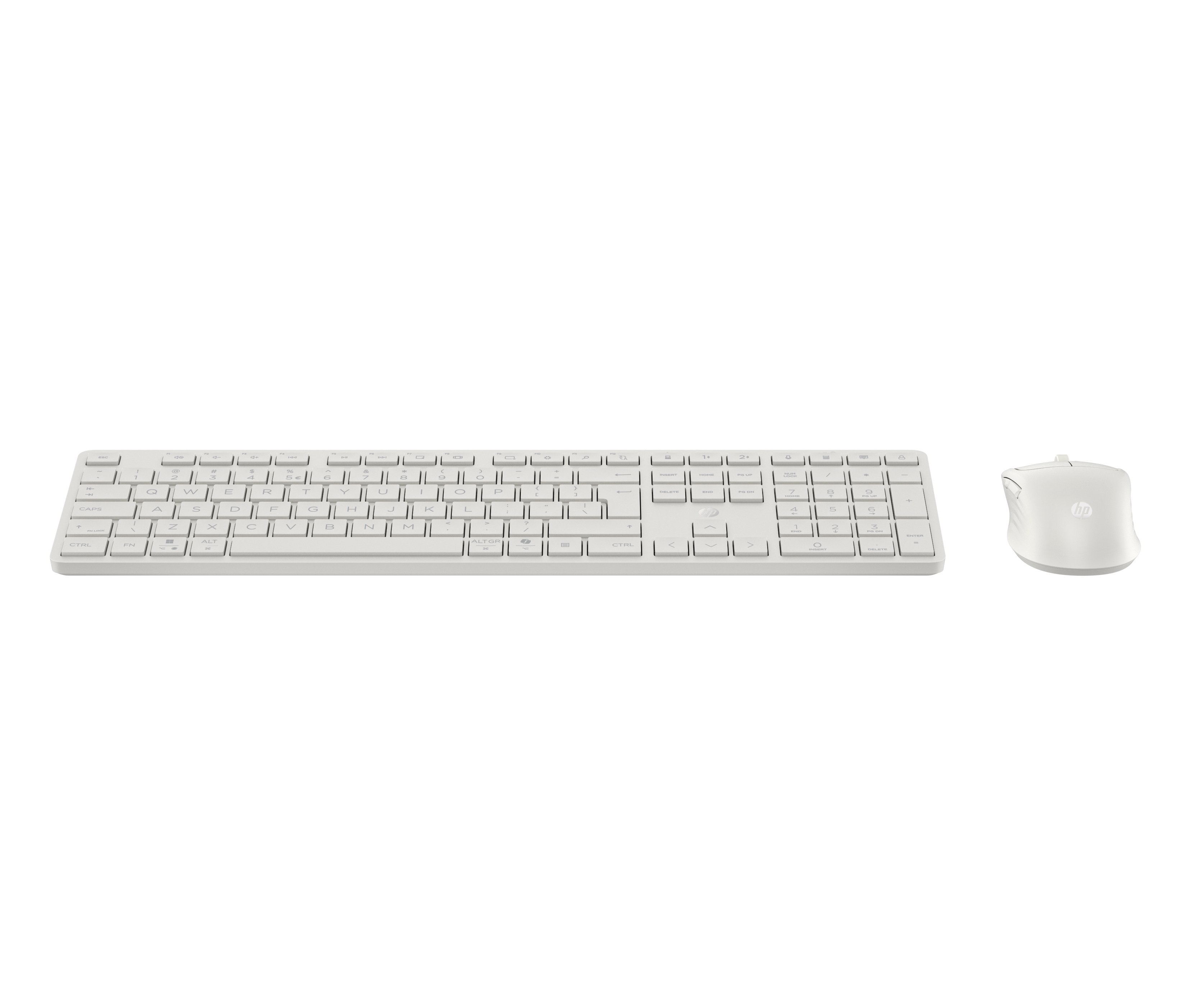 Hp 490c Combo Teclado Y Raton Multi Dispositivo Blanco Silencioso