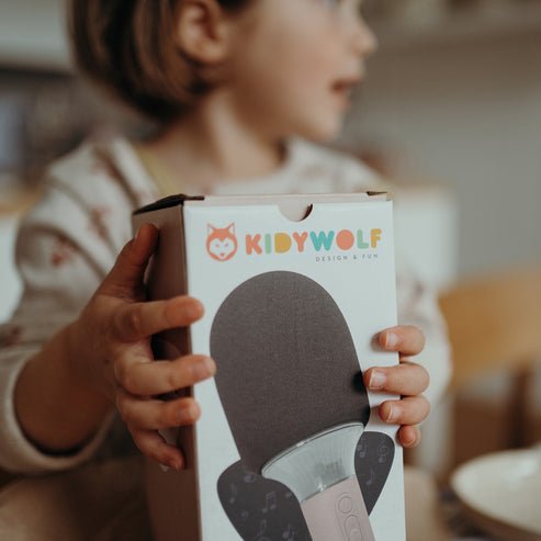 Kidywolf Mikrofon Bluetooth Mit Licht Rosa