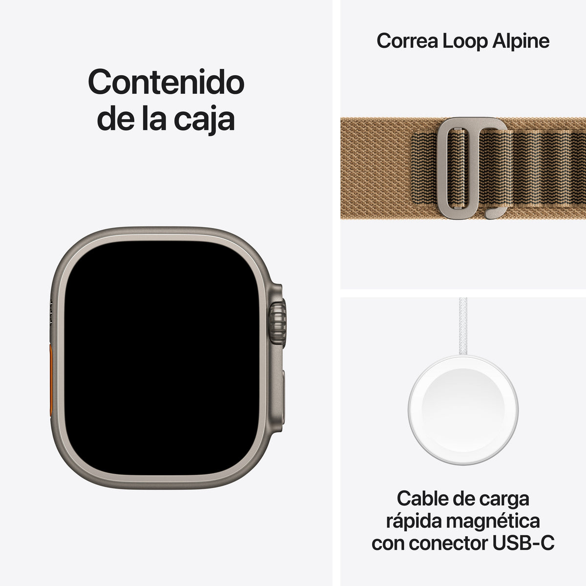 Apple Watch Ultra 4 (2026) Gps+Cel 49mm Caja De Titanio Natural Correa Alpine Loop Desierto Talla L Siri Ai