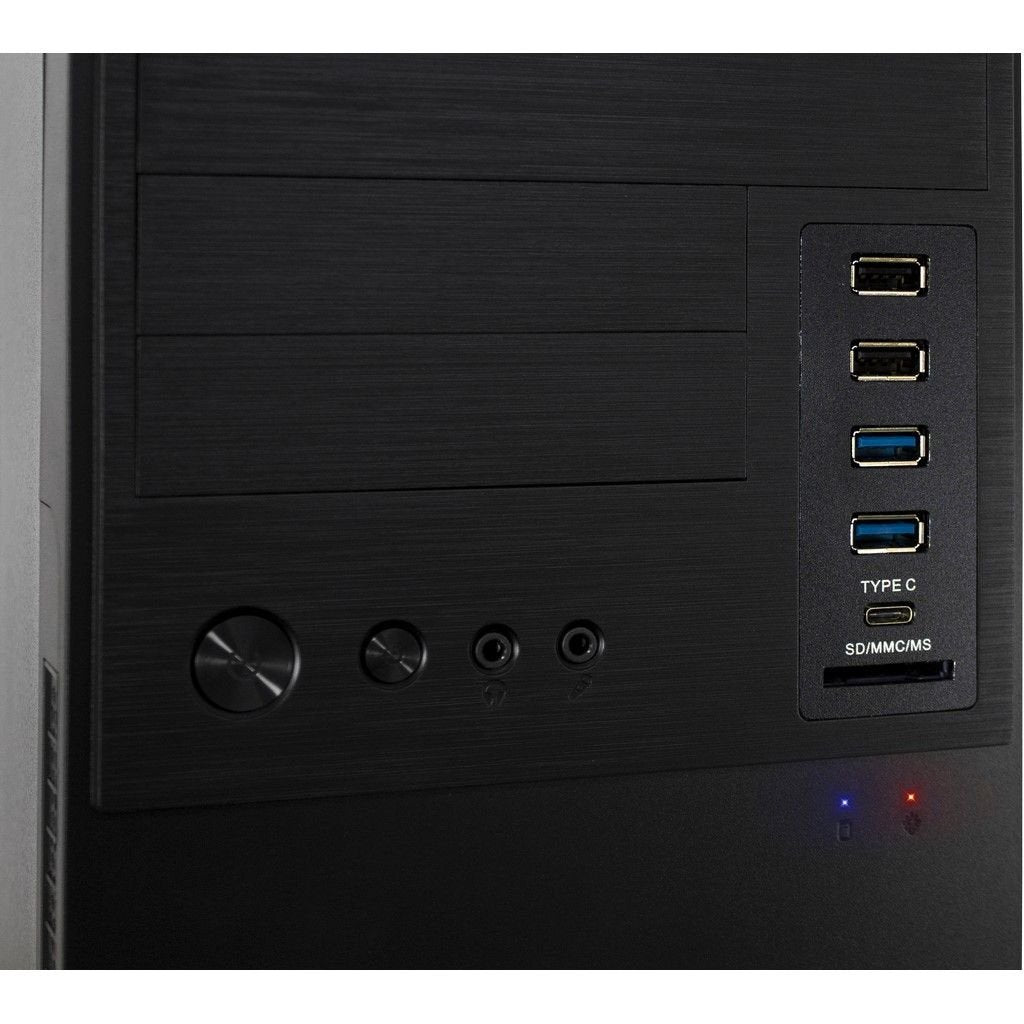 Caja Pc Inter-Tech It-6865 Micro Tower Negro