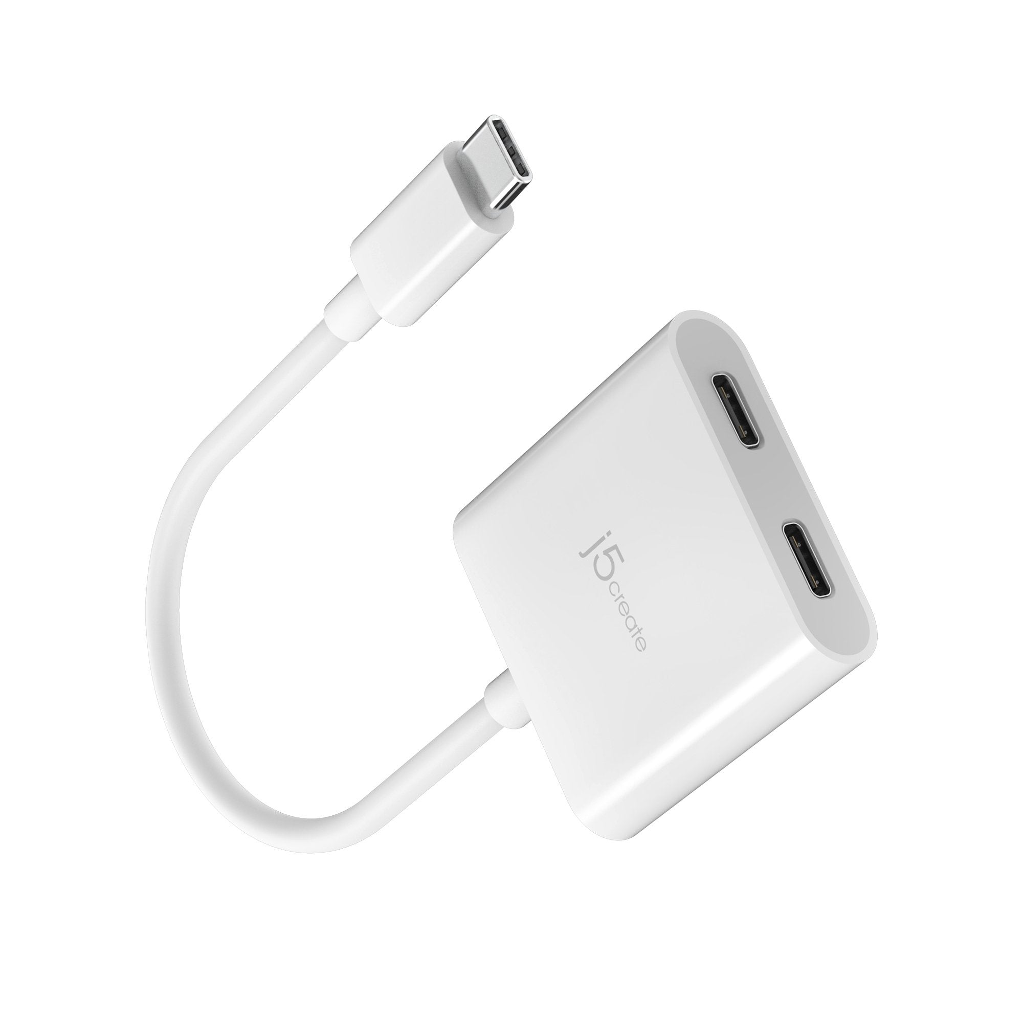 Usb-C To Dual Usb-C With Video Cabl