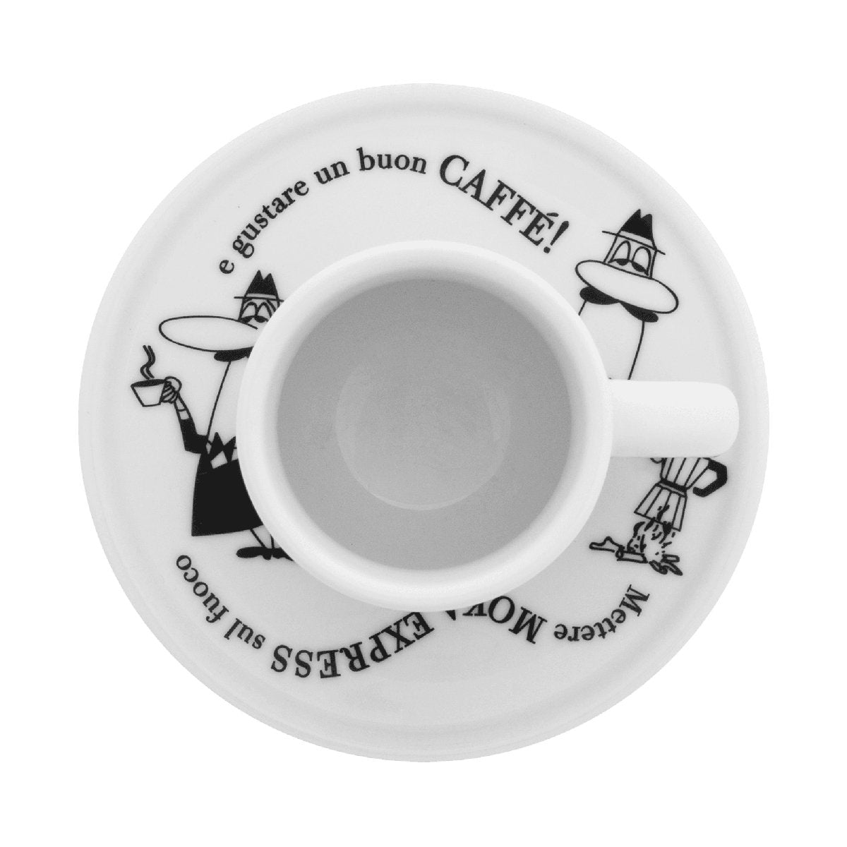 Set De 4 Tazas  Bialetti  Moka Carosello