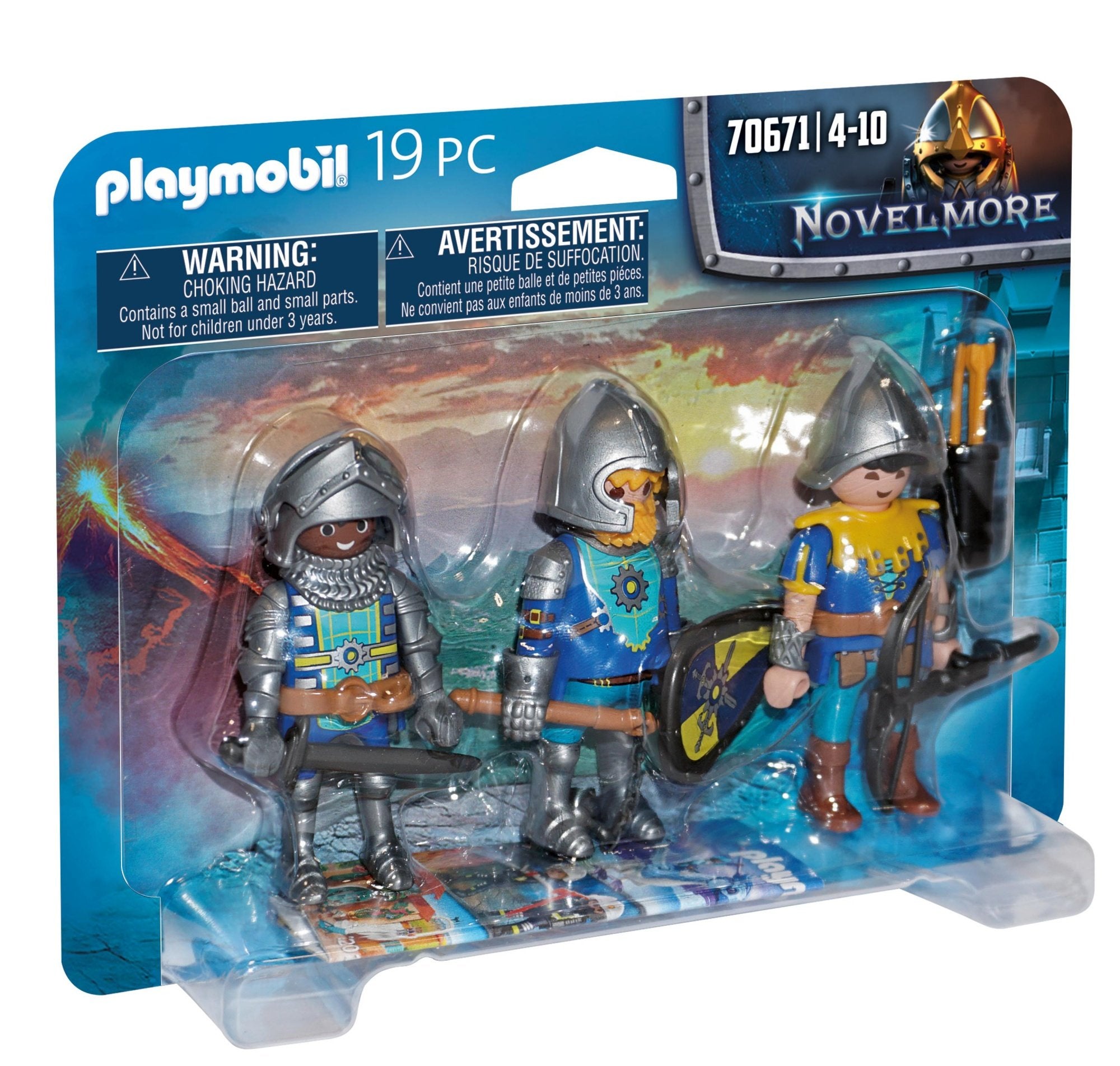 Playmobil 70671  Set De 3 Caballeros De Novelmore