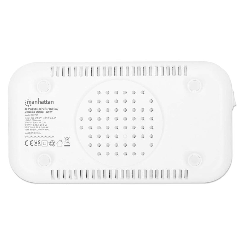 EAN 766623102766 - Manhattan 102766 organizador para estación de carga Blanco, Gris imagen 11