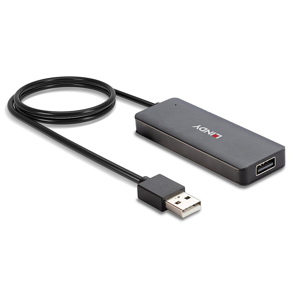 Lindy Usb 2.0 Hub 4 Puertos Sin Fuente De Alimentación