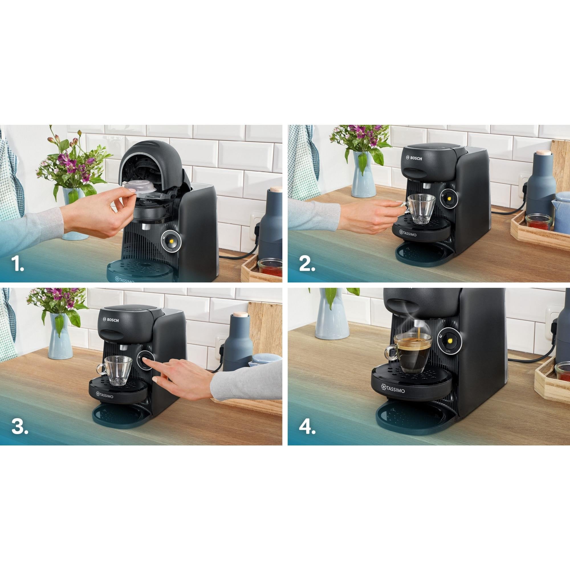 Bosch Tas162e Cafetera Eléctrica Macchina Per Caffè A Capsule 0,7 L