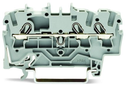 Wago 2002-1301 3-Borne De Paso Para Conductores ,2,5mm,Fr Aplicaciones Ex E Ii Geeignet