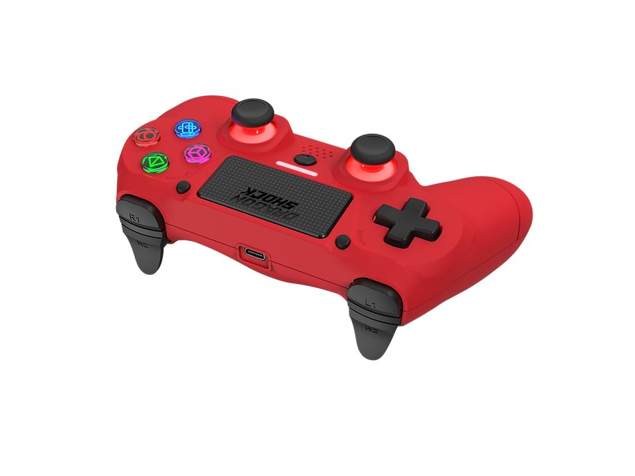 Dragonshock Mando Mizar Inalámbrico Rojo Ps4