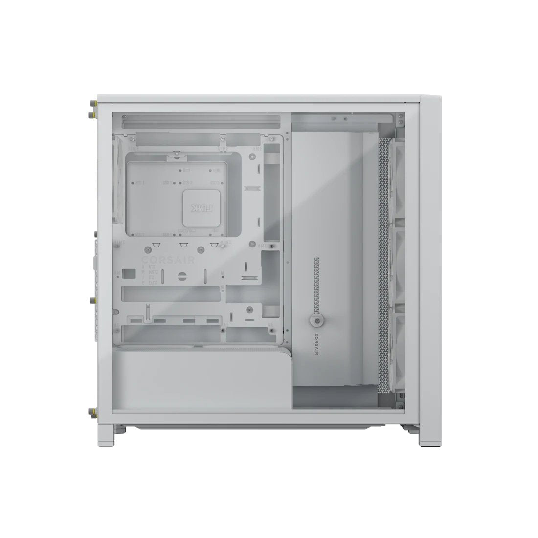 Caja Corsair Frame 4000d Rs Wood Mid-Tower White/Oak Cc-9011341-Ww