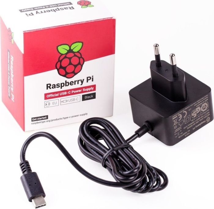 EAN 0644824914886 - Raspberry Pi RPI PS 15W BK EU adaptador e inversor de corriente Interior 15,3 W Negro imagen 1