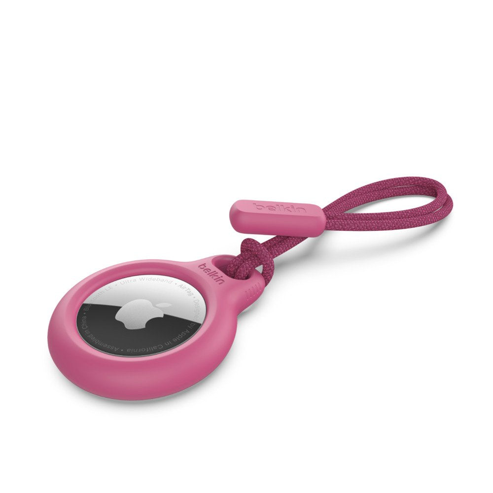 Soporte Seguro Con Lazo Belkin Para Apple Airtag Rosa