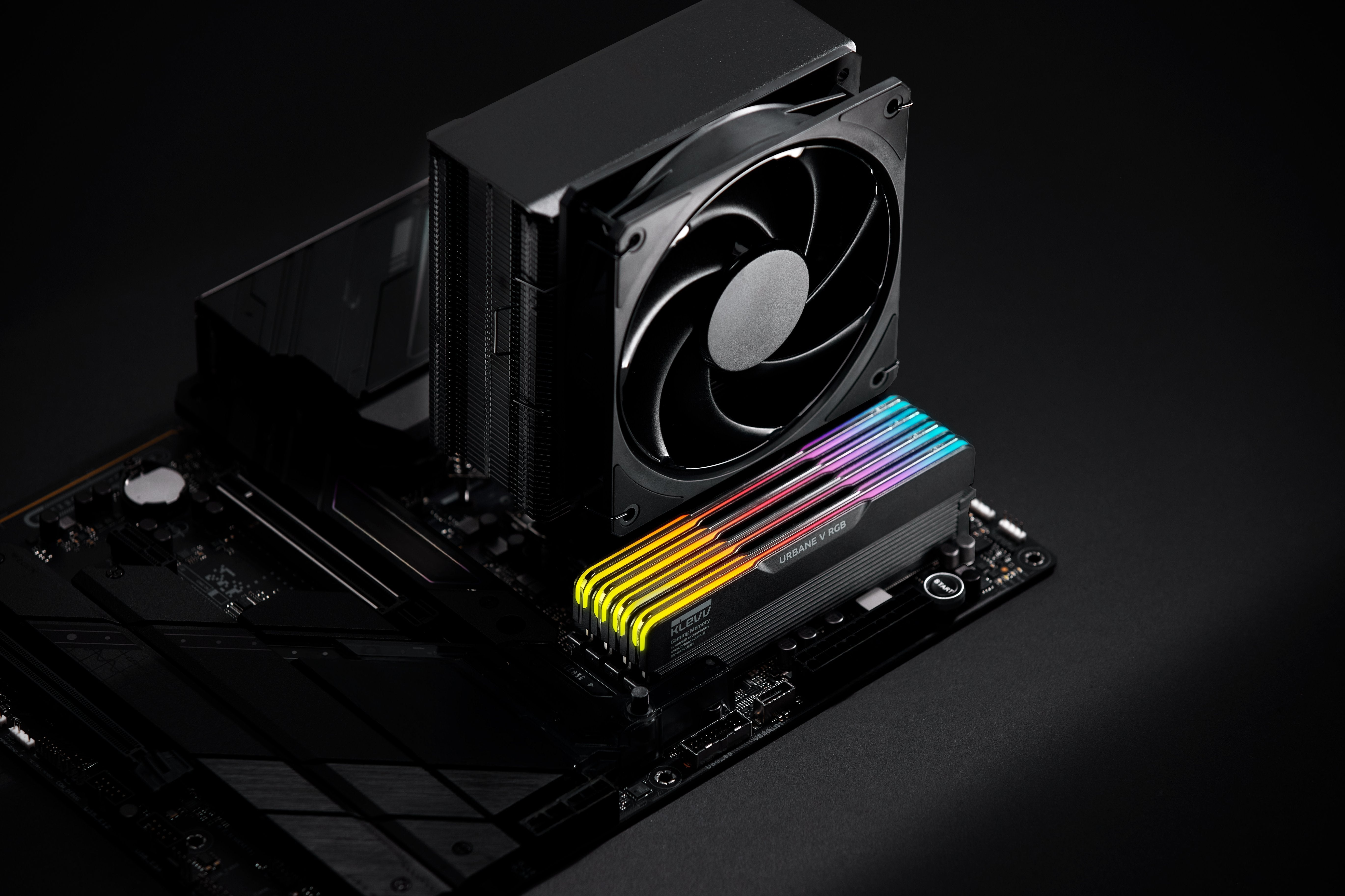 32gb Klevv (16gbx2) Urban V Rgb 6000 Cl28 Negro