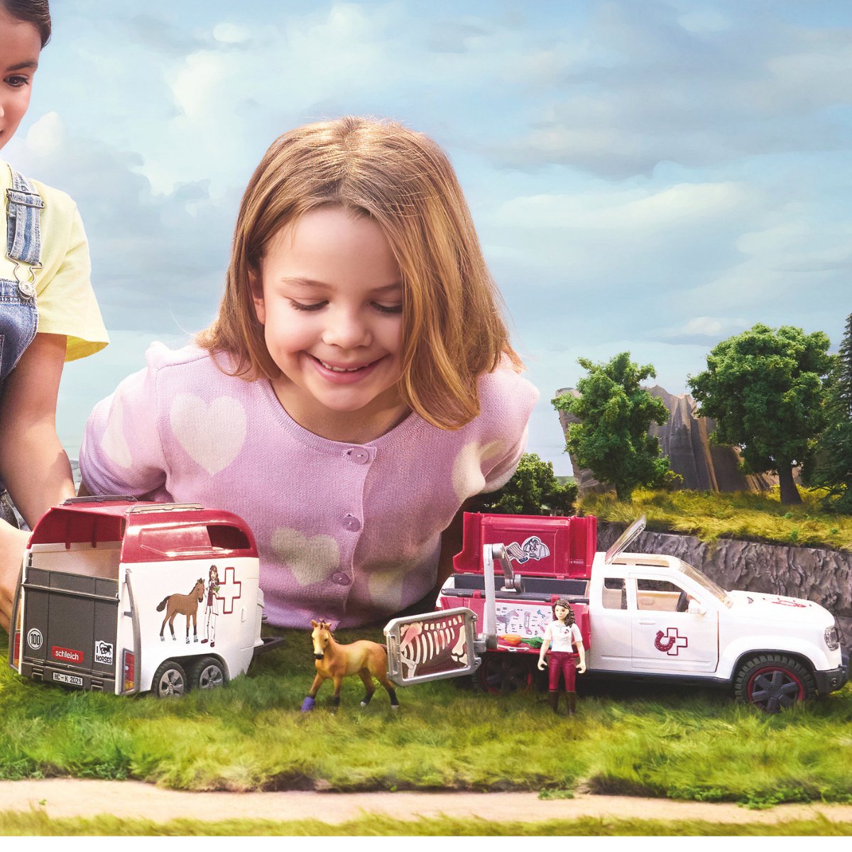 Schleich Horse Club Veterinario Móvil Con Remolque, Edificio De Juegos   42704